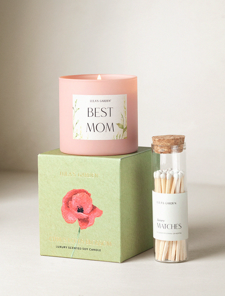 Mother's Day Soy Candle & Matches