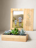 Forever Remembered Bamboo Jewel Garden & Picture Frame - Image 