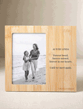 Custom Text Bamboo Picture Frame - Image 