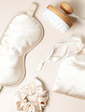 Wellness items on beige background. - Image 
