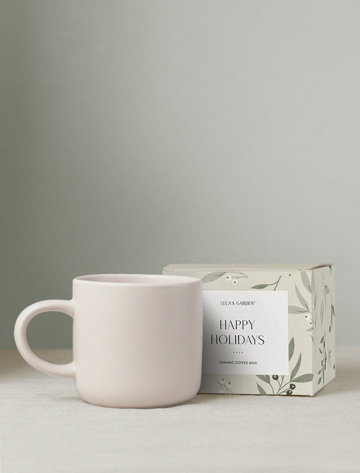 Holiday Ceramic Mug & Tea