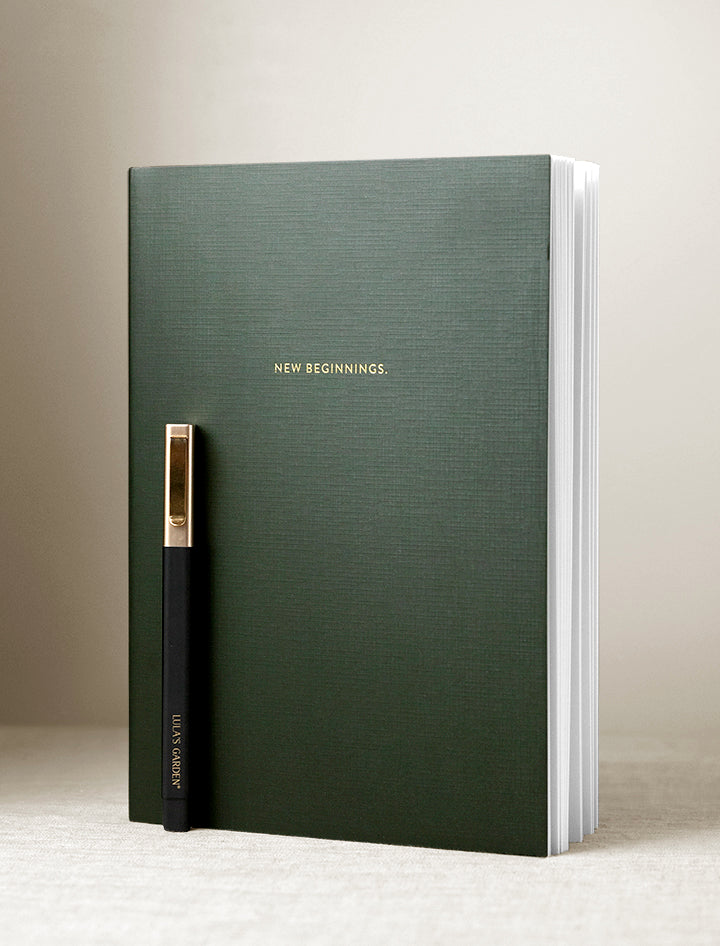 'New Beginnings' Journal Notebook & Pen
