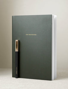 'New Beginnings' Journal Notebook & Pen