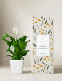 Custom Text Forever Remembered Peace Lily Plant - Image 