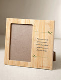 Condolence Bamboo Picture Frame - Image 