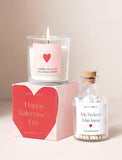 Valentine's Day Heart Garden & Candle & Matches