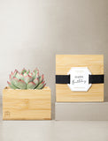 Bamboo Bliss Garden Gift Set - Happy Birthday