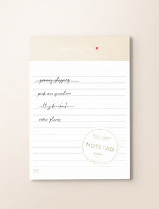 ‘Here We Grow' Notepad